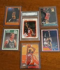 BASKETBALL 6 CARD HOF LOT 1- MAGIC JOHNSON MINT 9 KOBE BRYANT MICHAEL JORDAN