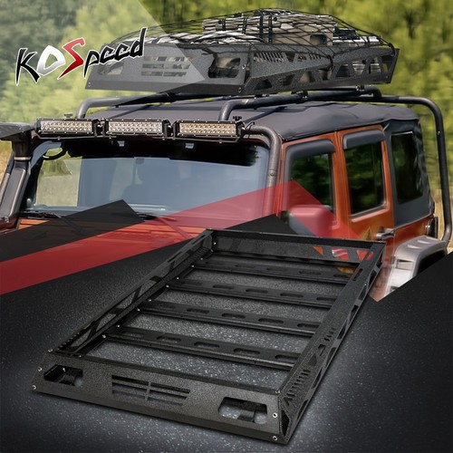 Steel Roof Rack Cargo Luggage Carrier Basket 47