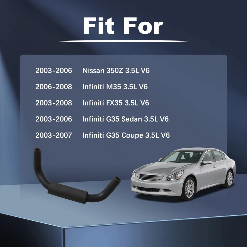 Manguera de PCV de cárter Breather para Infiniti M35 2006 2007 2008 3,5 L V6 Foto 4 de 4