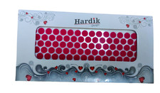 Indian Traditional Velvet Bindi Round Shape Pink Colour For Women n542