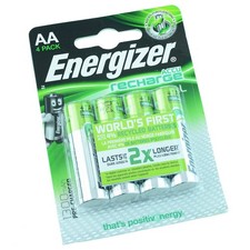 AA Rechargeable NiMH Batteries - Pack of 4 12.49 per battery