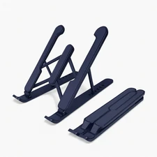 Laptop Stand Portable Adjustable – Foldable Aluminum Notebook & Tablet Holder