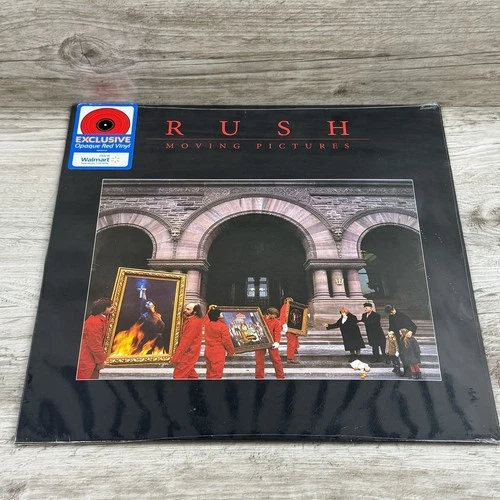 RUSH Moving Pictures Ltd Opaque Red Vinyl 40th Anniv Peart Geddy Lee New