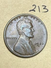 1924-D LINCOLN WHEAT CENT, "VERY FINE" CONDITION, Low Mintage DATE, #213
