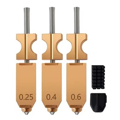 3D Printer For Flashforge AD5X Hotend 0.25/0.4/0.6mm Nozzle Assembly Quick-Swap