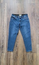 Democracy "Ab" Technology Women's 6 Pocket Blue Jeans Stretch Size 10