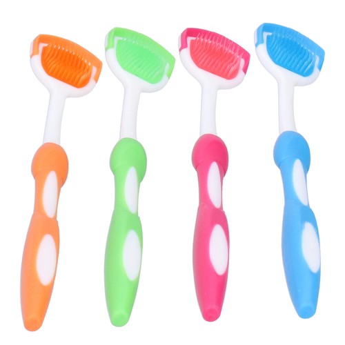 Orabrush Tongue Scraper, Tongue Cleaner Fight Bad Breath,4 Tongue Scraper GOF - Picture 7 of 12