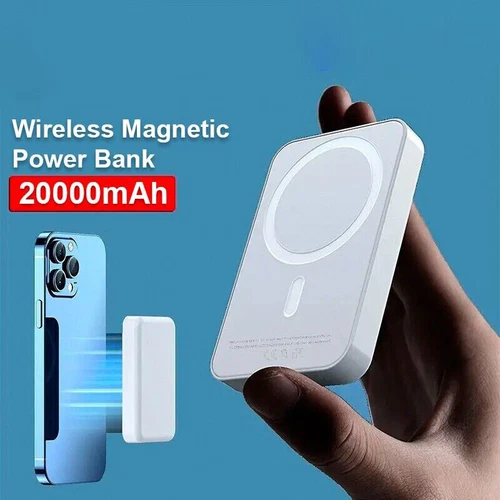 20000mAh Magnetic Power Bank MagSafe Battery Pack for iPhone 14/13/12