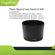Plastic Bayonet Lens Hood LH-61D For Olympus Zuiko ED 40-150mm Lens