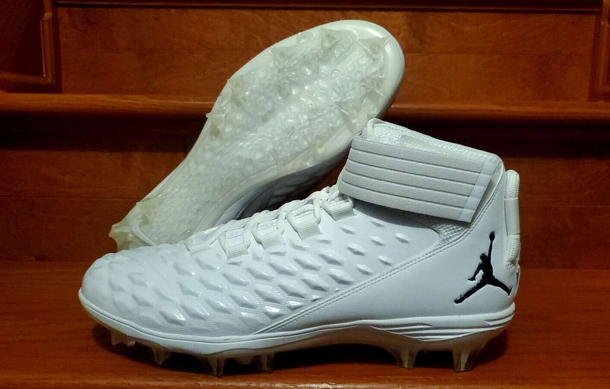 Nike Force Men\'s 13 Savage Pro 2 Sample White Black Football Cleats Lineman New Nike Force Savage Elite 2 Td Mens Football Cleats (Whit  main image 4