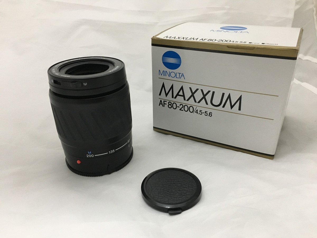 ミノルタMinolta AF Zoom 80 200 4.5 5.6 Minolta 80-200mm f4.5-5.6 AF Zoom Lens for Maxxum, Dynax & Alpha