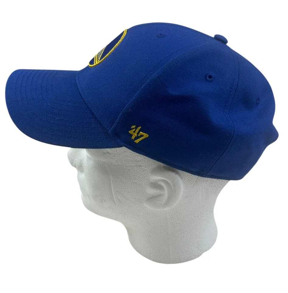 NBA Golden State Warriors '47 Brand Ball Cap Blue Adult OSFA - Image 2 of 4