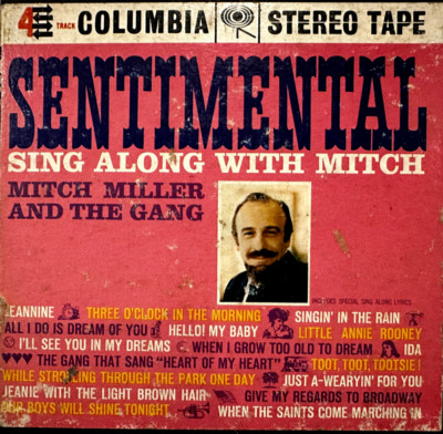 Mitch Miller   Sentimental Sing Along With Mitch Reel Tape 7 ½ ips 4trk CQ 407