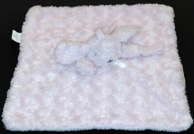 Blankets Beyond Baby Girl Pink Swirl Bunny Security Binky Car seat Crib Lovey  Z