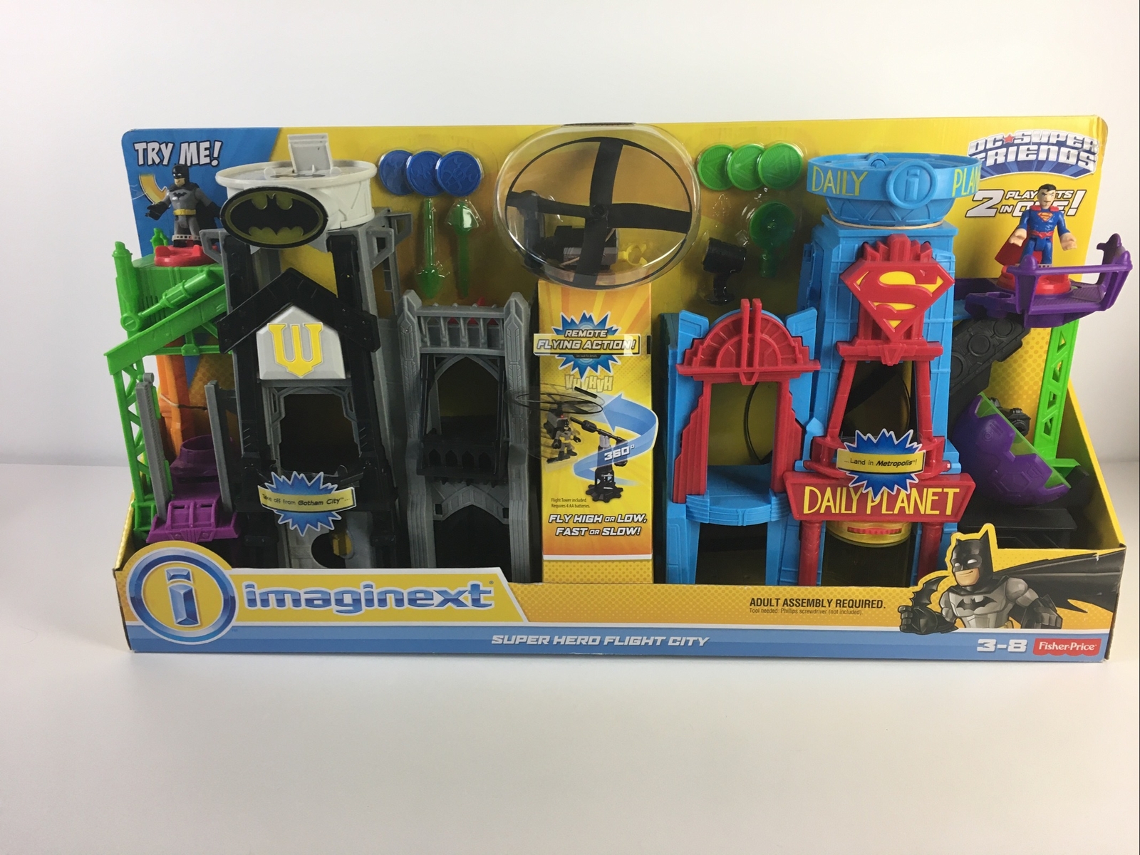 imaginext dc playset