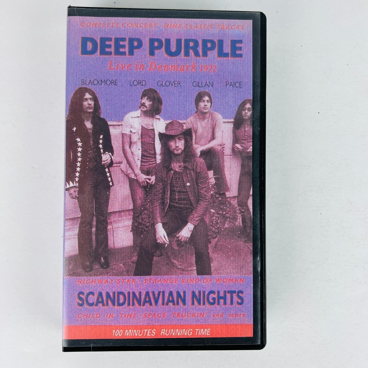 Deep Purple – Live In Denmark 1972 Scandinavian Nights VHS Video