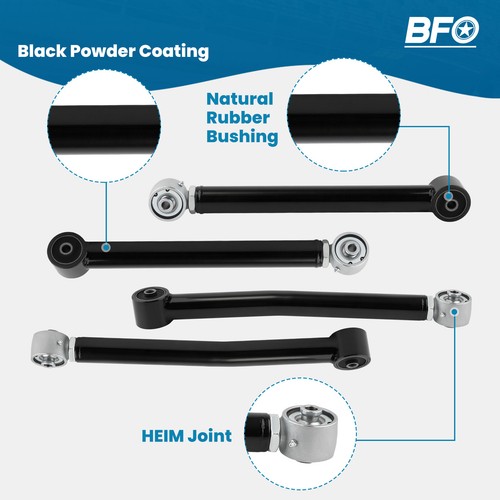 4" Lift level Kit for Jeep Wrangler JK Unlimited 2WD/4WD 4DR 2007-2018 - Picture 10 of 12