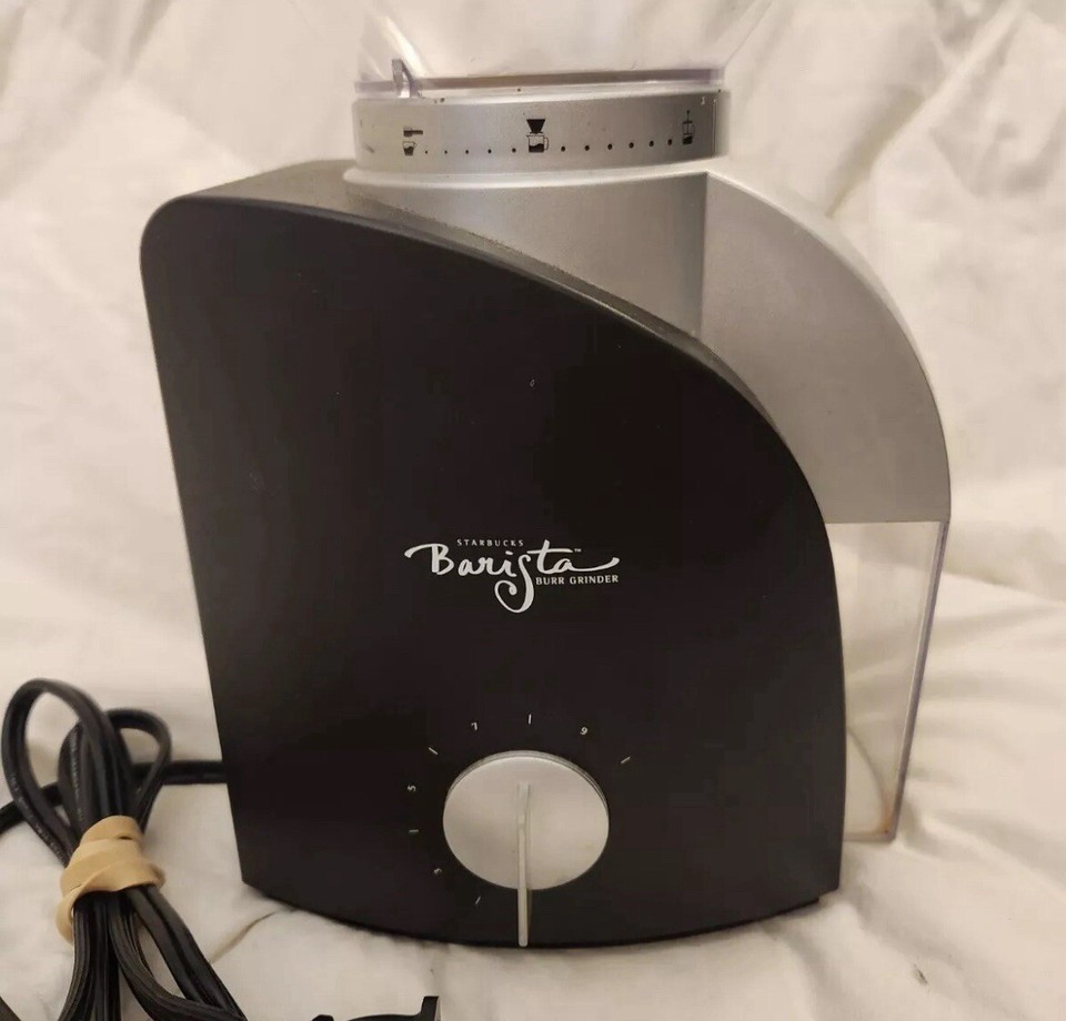 Starbucks Barista Burr Coffee Grinder EL60 with Lid & Bin Tested & Working eBay