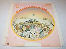 Charlotte's Web CED VideoDisc 1972 RCA SelectaVision Hanna-Barbera Reynolds
