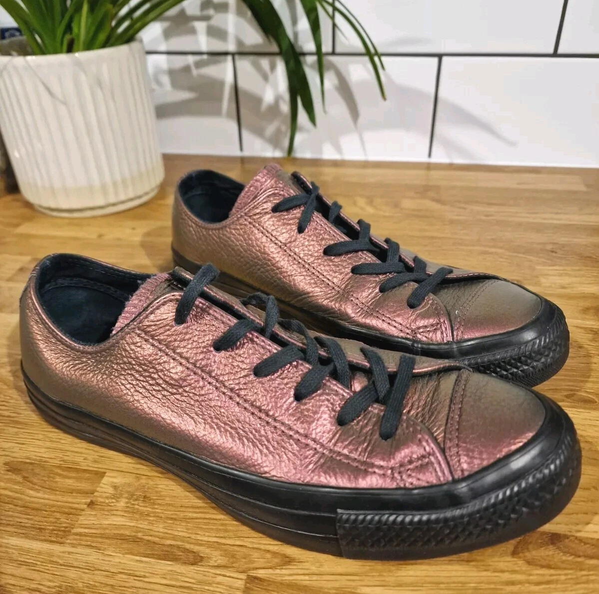 Scarpe da ginnastica Converse Molasses nero taglia 5 in pelle