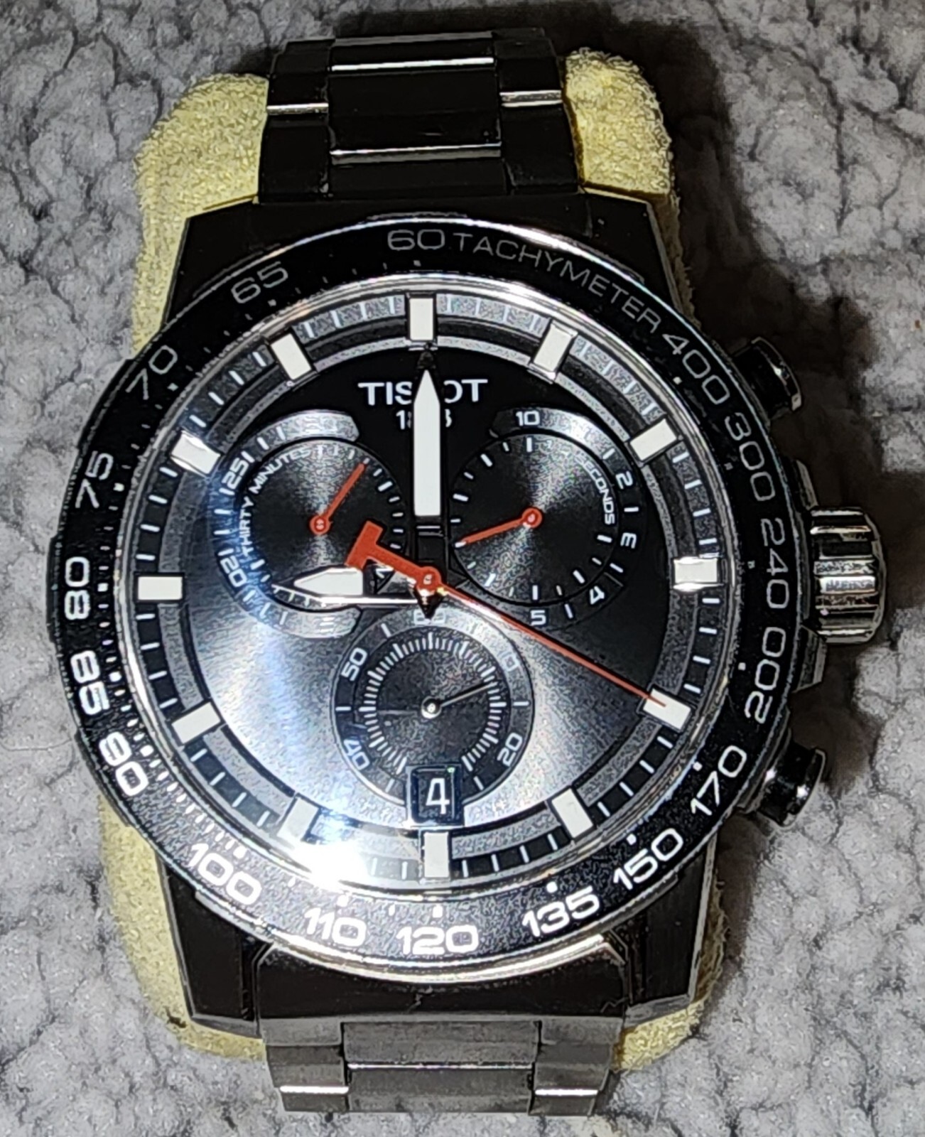 Tissot Supersport Chronograph Quartz Black Dial Men's Watch T125.617.11