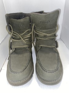 olive green polo boots