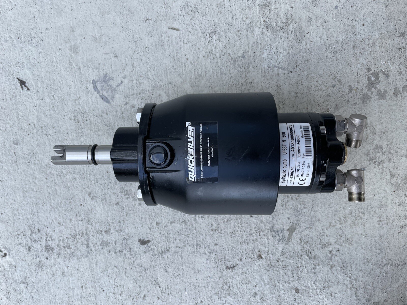 Ultraflex UFlex Quicksilver Mercury Hydraulic Steering Helm Pump UP33T