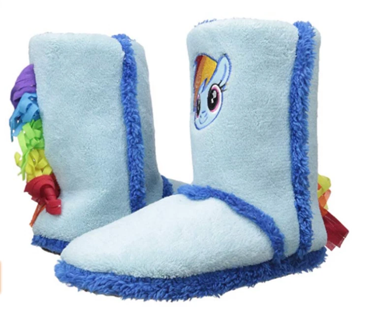 Rainbow dash shop slippers