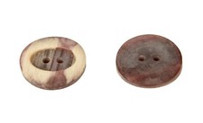 Juego de 4 botones redondos de pl stico con dos agujeros mm.22 x 22 x 4 mm art c