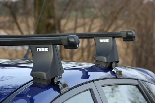 Thule Dachträger Stahl schwarz integr. Werkzeug - für Fahrzeuge ohne Dachreling - Bild 1 von 4