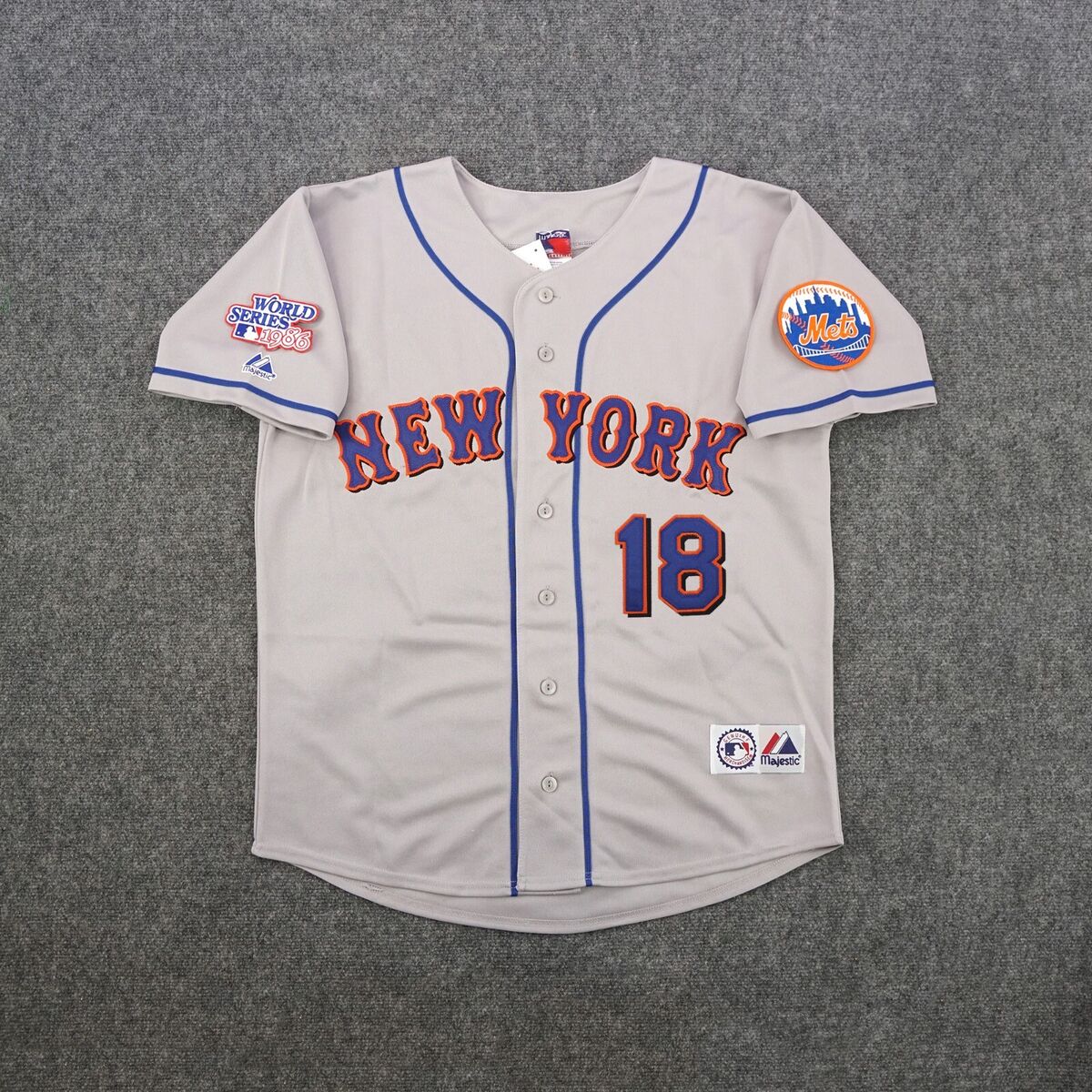 Darryl Strawberry 1986 New York Mets Men's World Series Grey Darryl Strawberry 1986 New York Mets Men's World Series Grey
