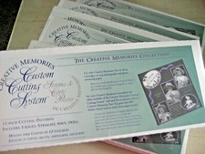 NOS Creative Memories 12" PATTERNS Custom Cutting System STRAIGHT WAVY SWELL