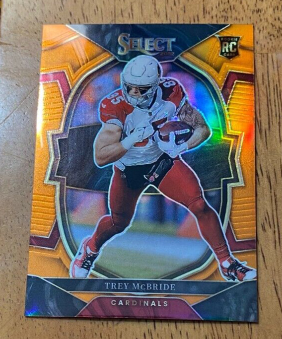 2022 Panini Select Concourse Orange Prizm RC #11   TREY MCBRIDE  #'d 41/49