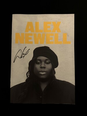 Alex Newell SIGNED Concert Programme. Cadogan Hall London, Shucked Broadway GLEE
