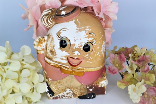 Vintage HUMPTY DUMPTY BY RUBENS JAPAN CERAMIC VASE PLANTER KITSCH | eBay