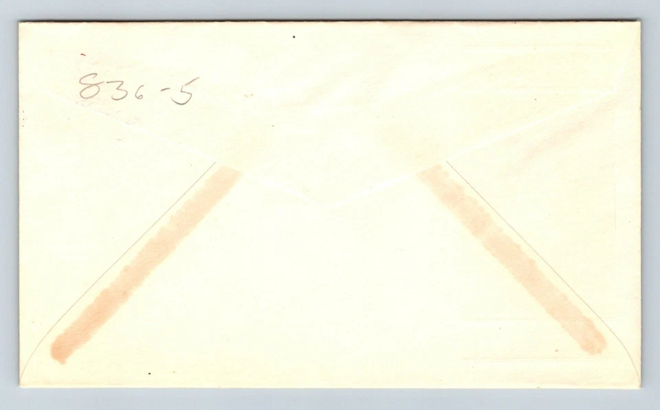 SC# 836-5 FDC - Washington DC Cancel - L34599 - Image 2 of 2