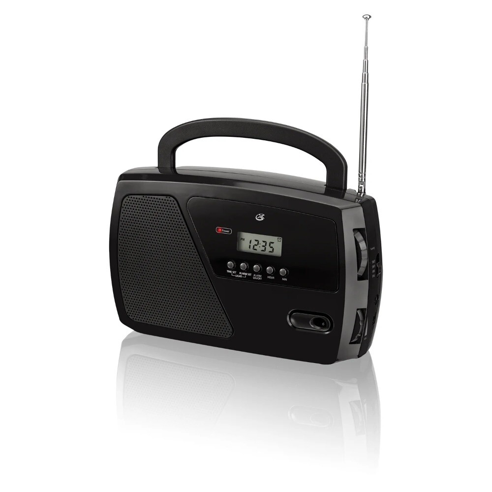 GPX AM/FM Radio, R633B, Black