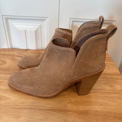 Jeffry Campbell Tan Rosee Heeled Ankle Boots Size 9.5