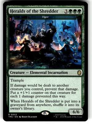 MTG: Commander: TMNT Card TMC #53 Heralds of the Shredder - Vigor