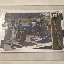 2017 Panini Donruss Gold No. 91 Jimmie Johnson #’d to 499
