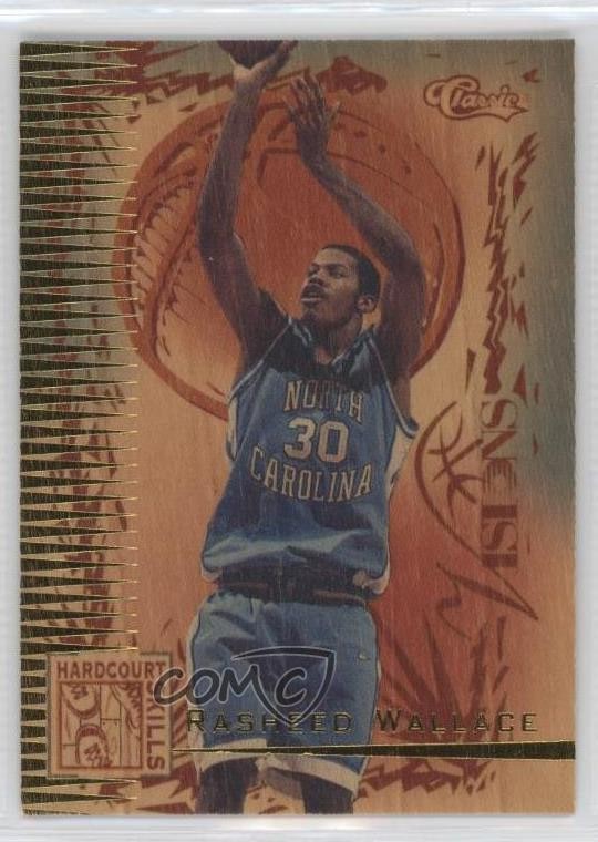 1995 Classic Visions Hardcourt Skills Rasheed Wallace #HS4 Rookie RC 2b6