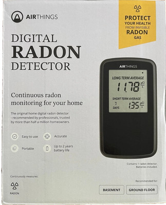AirThings Portable Handheld Digital RADON Detector! 2350 Home Basement  NEW