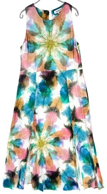 Desigual Damen Rundhals Lang Ärmelloses Zeltkleid Größe 42 - L - Bild 1 von 4