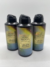 Bath  Body Works Men's To The Moon Body Spray 3.7 oz NEW Lot Of 3
