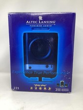 Altec Lansing 221 2.1 Wired Computer Speakers  Subwoofer System READ 