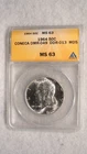 1964 KENNEDY HALF ANACS MS63 CONECA DMR-049 DDR-013 50C ERROR Coin BUY IT NOW!