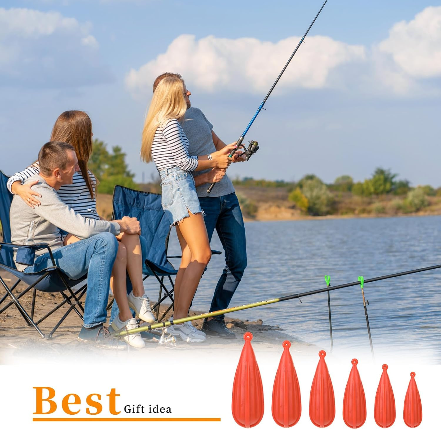 6 PCS Fishing Practice Plugs 6 Sizes Bait Casting Practice Plug Soft PVC Bait Ca - Image 6