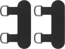 2 Pcs 2 Way Cell Phone Tether Tab, Metal Double Head Cellphone Lanyard Patch Str