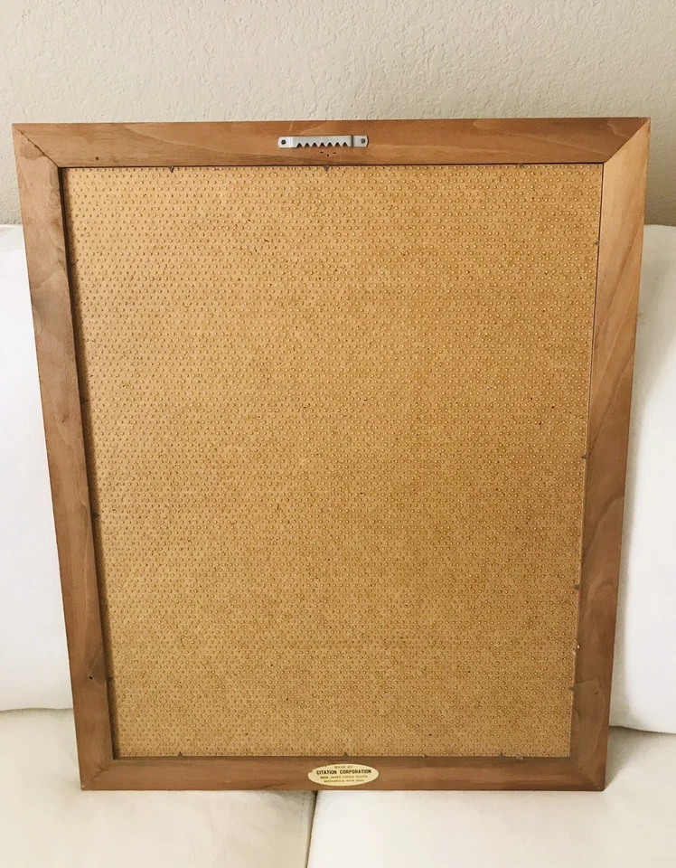 Placa de futebol de cobre vintage início dos anos 60 Washington Redskins NFL Citation Corp. - Imagem 3 de 4