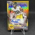 2025 Bowman Chrome University Football Gold Refractor Kamari Moulton #BCA-KM